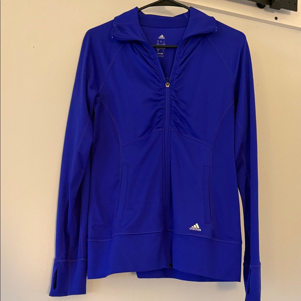 adidas Women's purple Full-Zip Utility Jacket